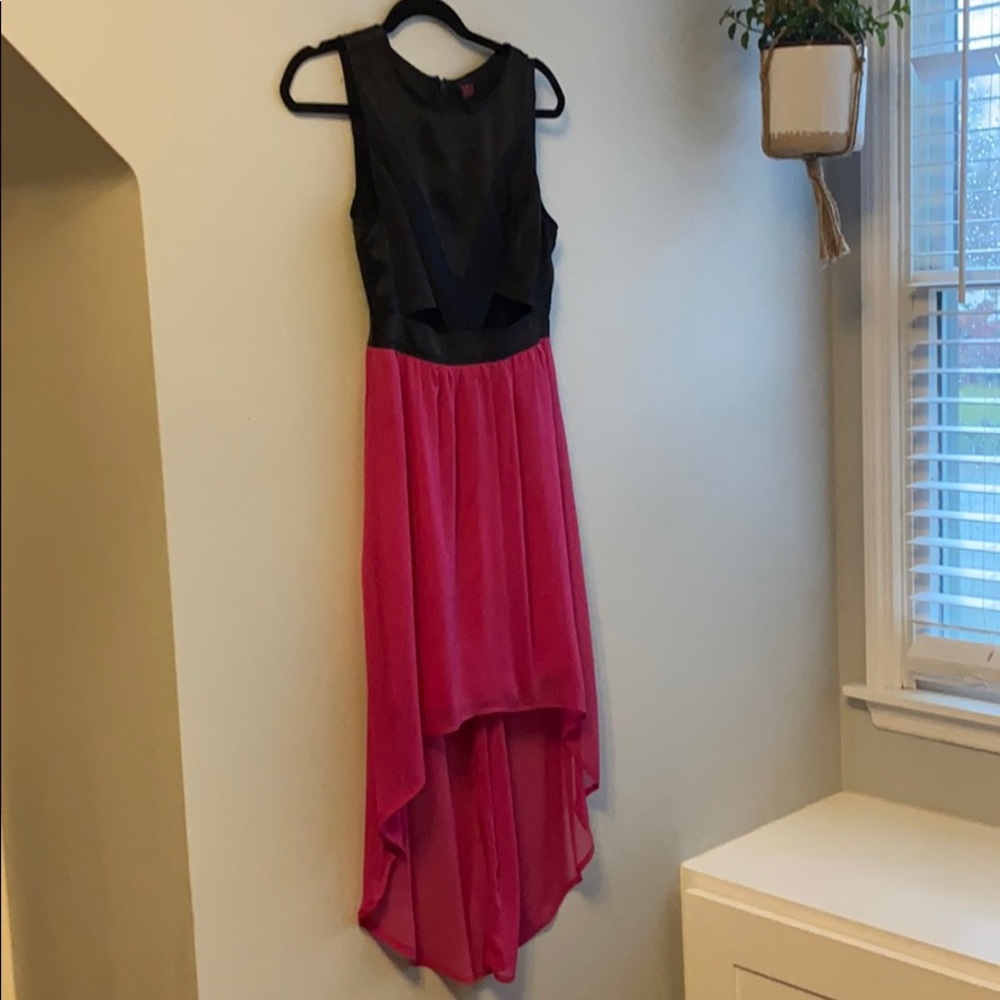 2b Bebe high low dress